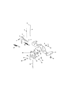 Kohler Sv715-3030 Engine Controls Diagram and Parts List for Z-FORCE48 (17BF3AGV-17BF3AGV010)(2011) Cub Cadet Lawn Tractor
